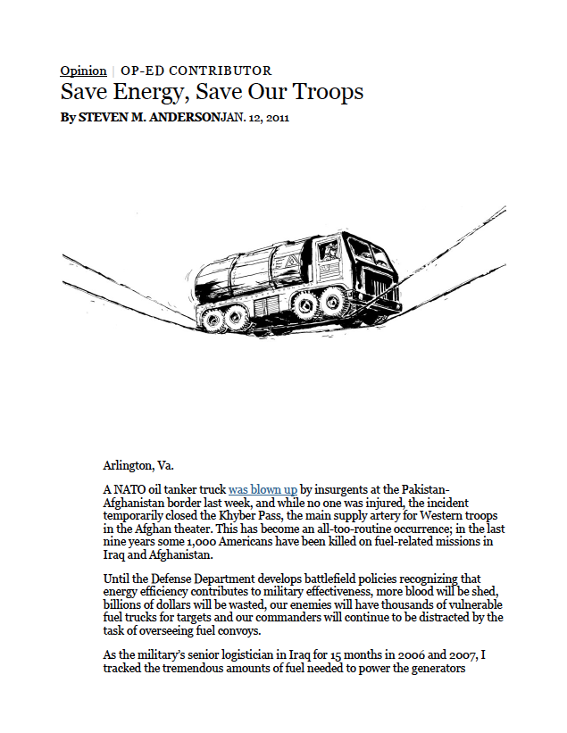 world housing solution Saving energy to save our troops